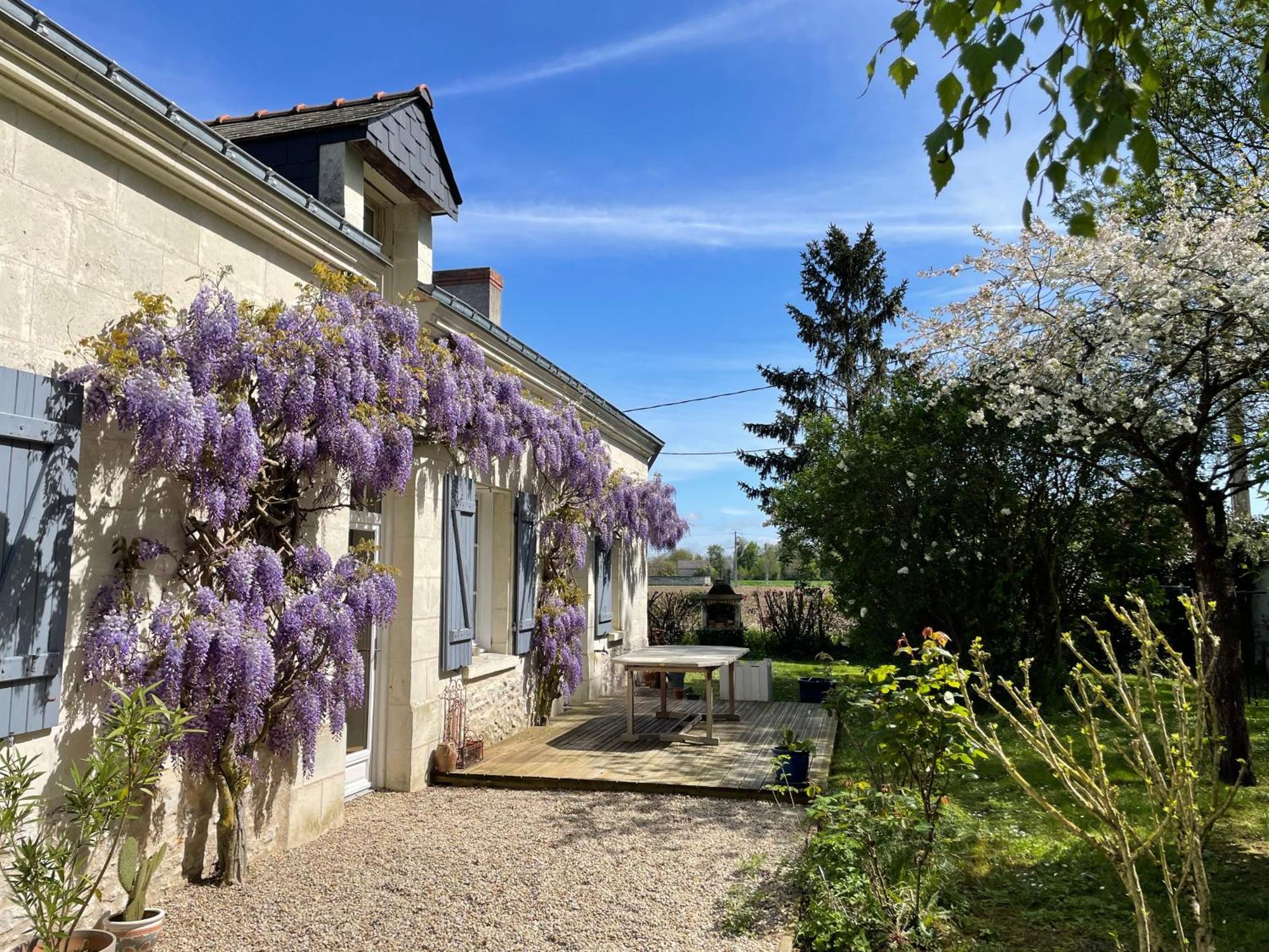 Chambres D Hotes Avec Piscine Et Spa La Foliere Saumur Villebernier Exterior foto